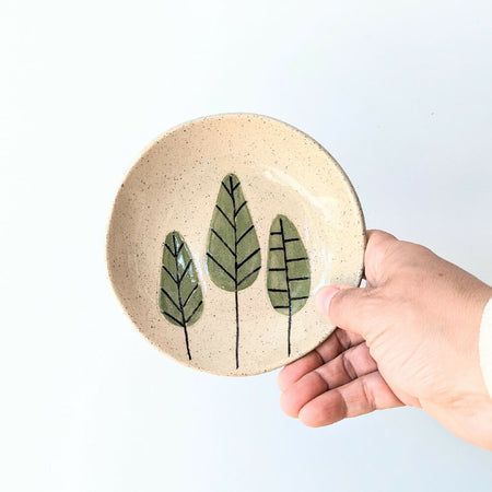 Handmade Ceramic Round Dish