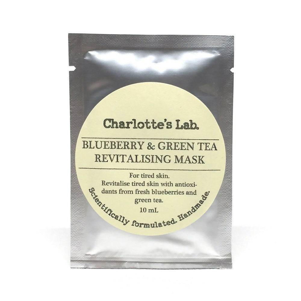 blueberry and Green tea revitalising mask charlottes lab