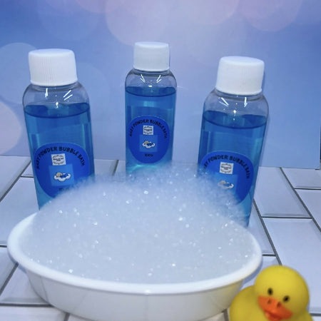 Baby powder bubble bath