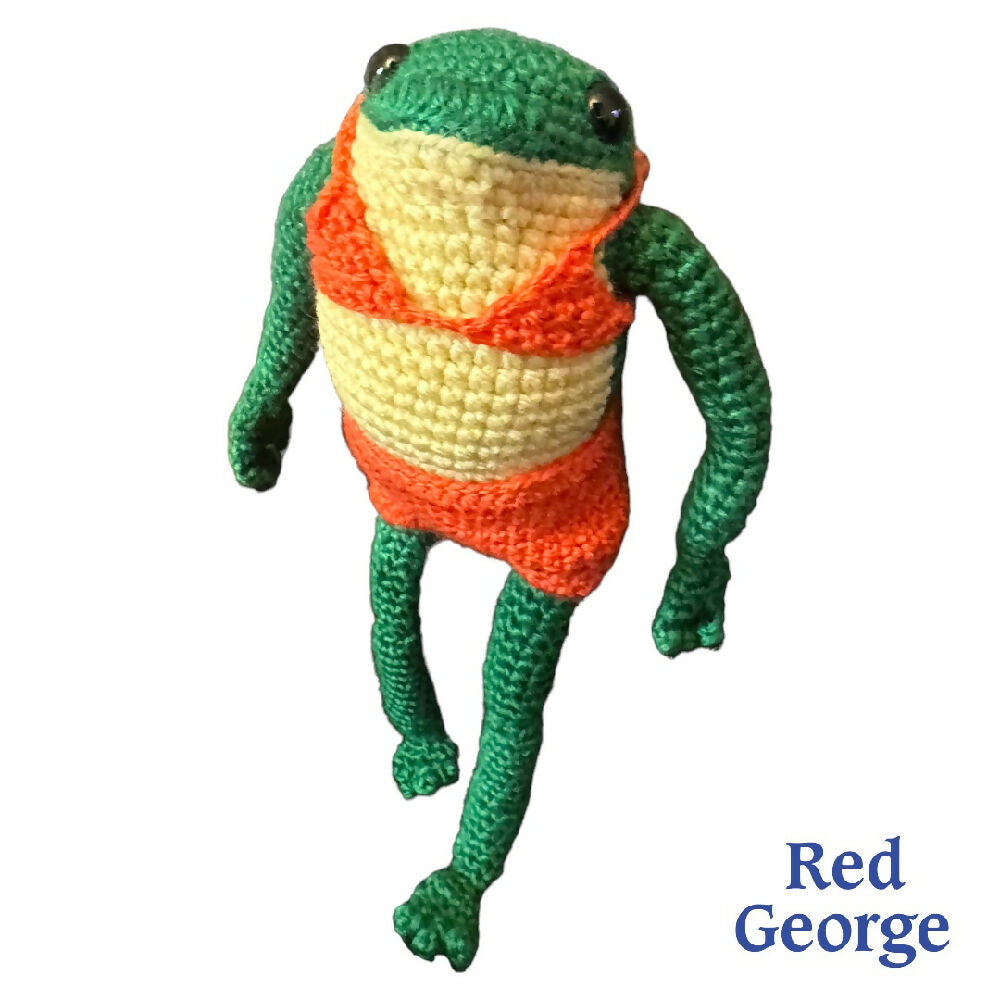 Bikini Frog - crochet toy