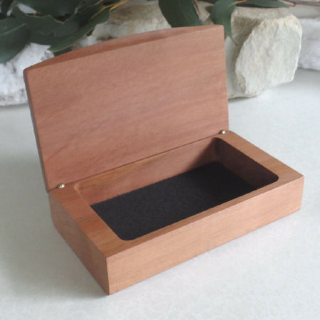 Routed Australian Timber Box- Tasmanian Myrtle