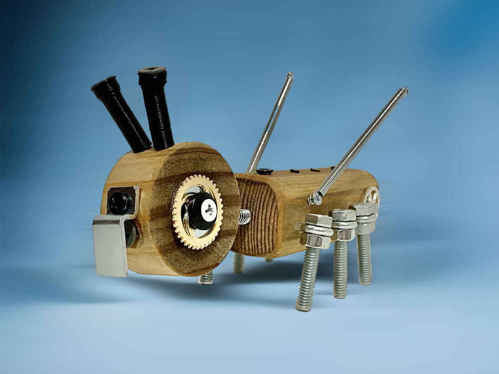 Harriet - Wooden Steampunk Insect