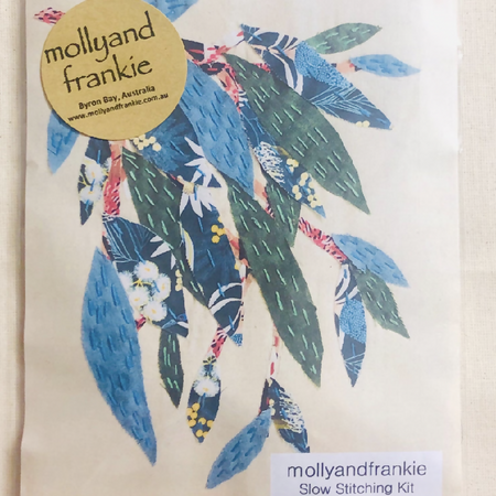 Slow Stitching Kit - Gum Leaves