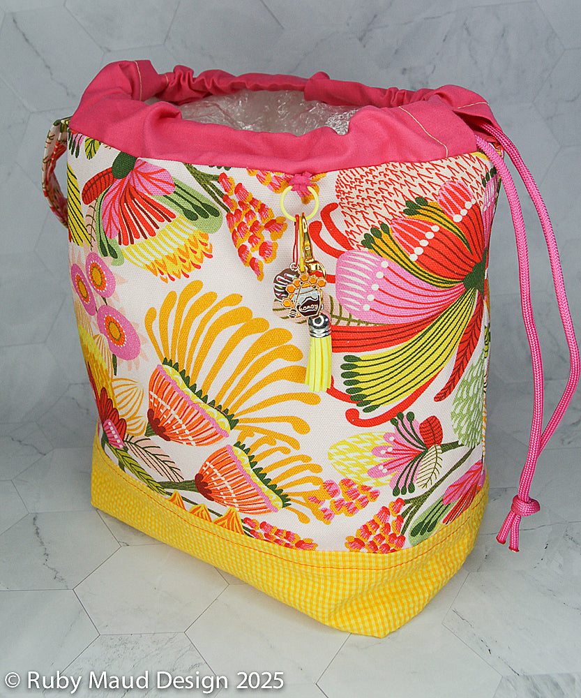 Large Knitting Project Bag -Oz Sunshine