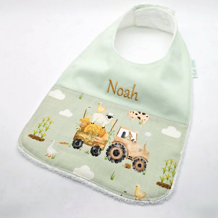 Personalised Little Farmer Baby Bib