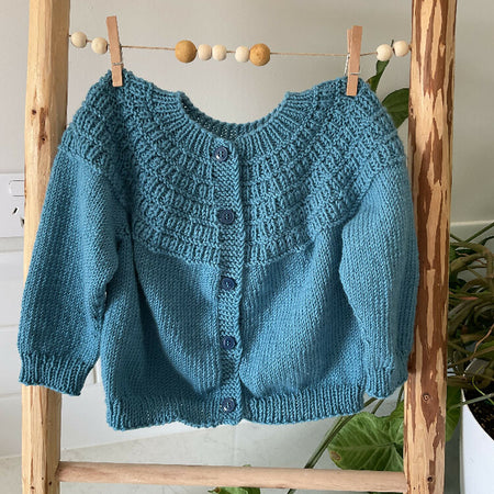 Raven Falls Cardigan, Size 6-12 months