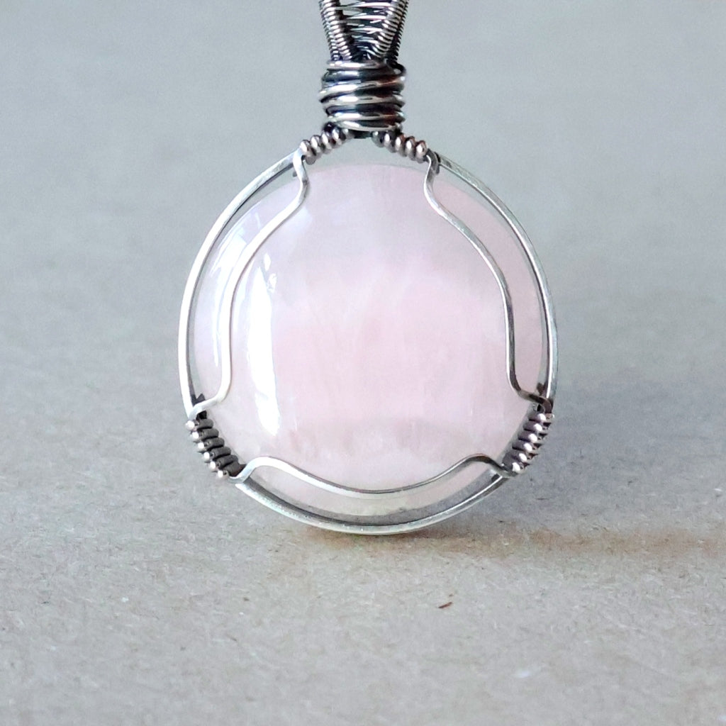 Mangano Calcite Pendant - Handcrafted with Australian Made Sterling Silver