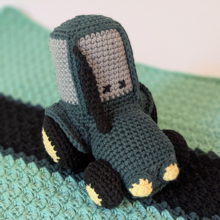 Plush Tractor with play blanket