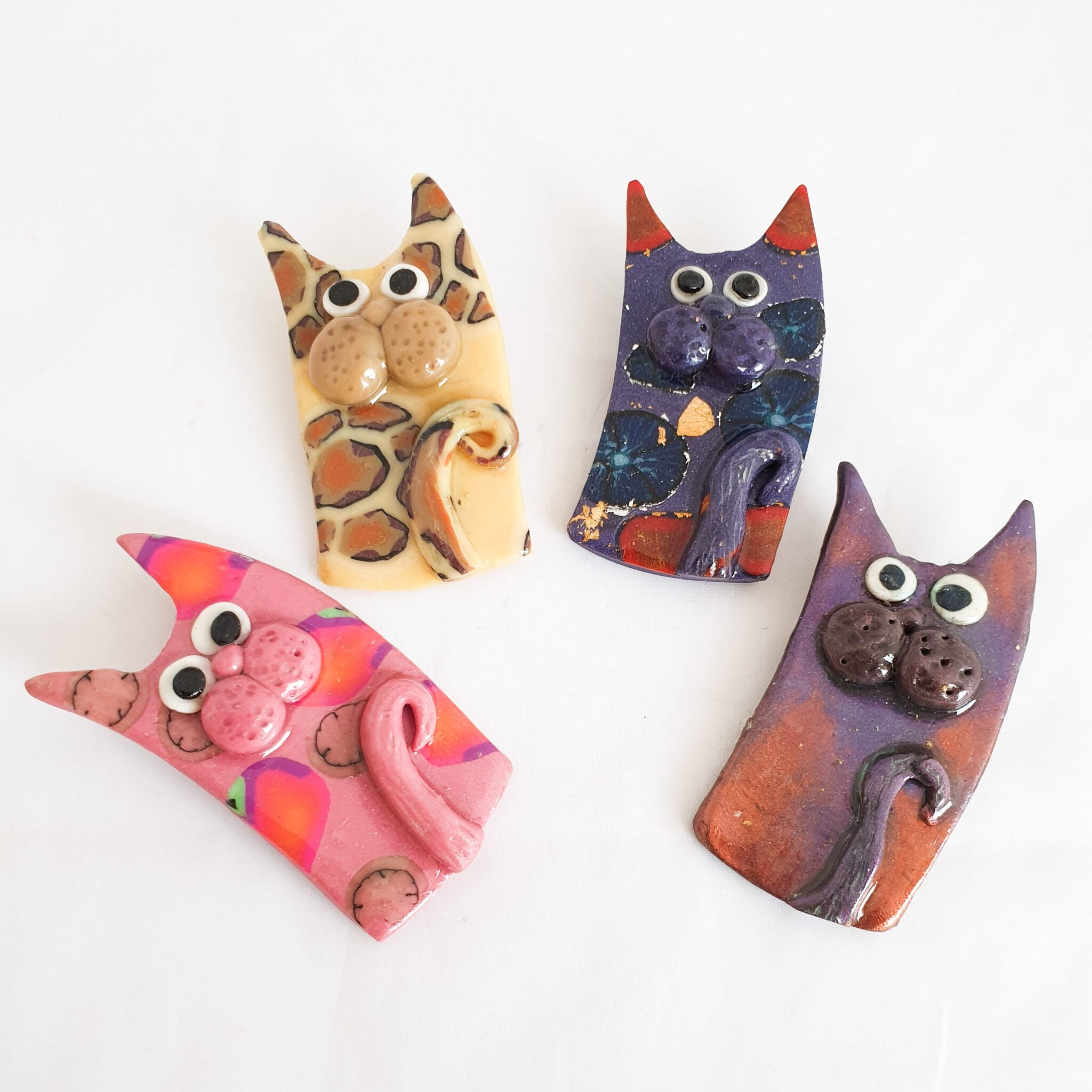Novelty Whimsical Cat Brooch