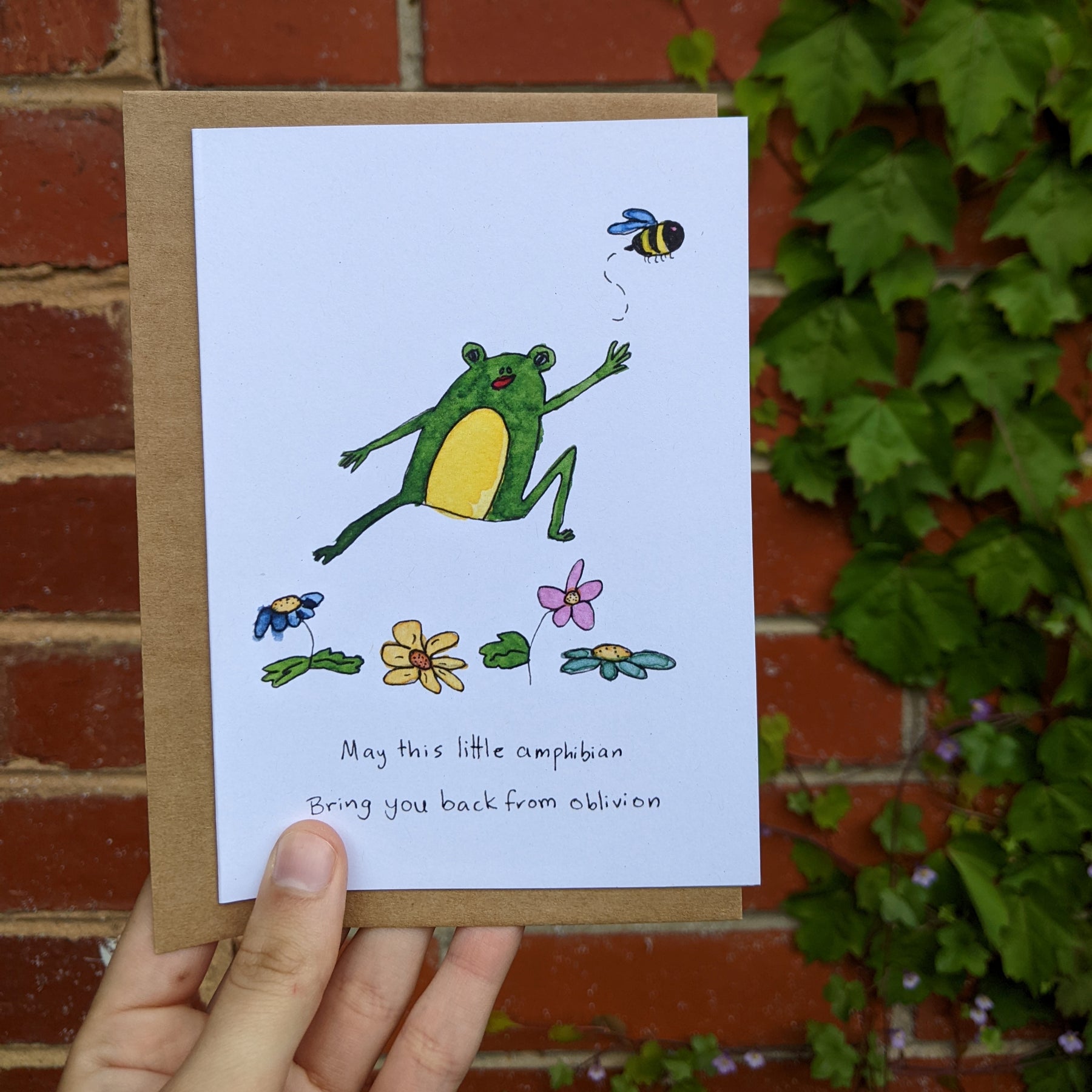 Sick Froggies - set of 6 "get well" cards