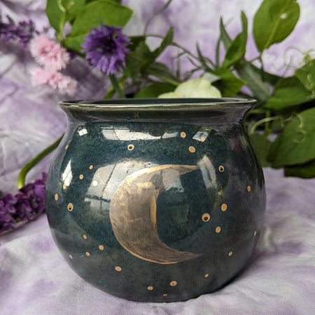 Cloudy Moon Mini Planter