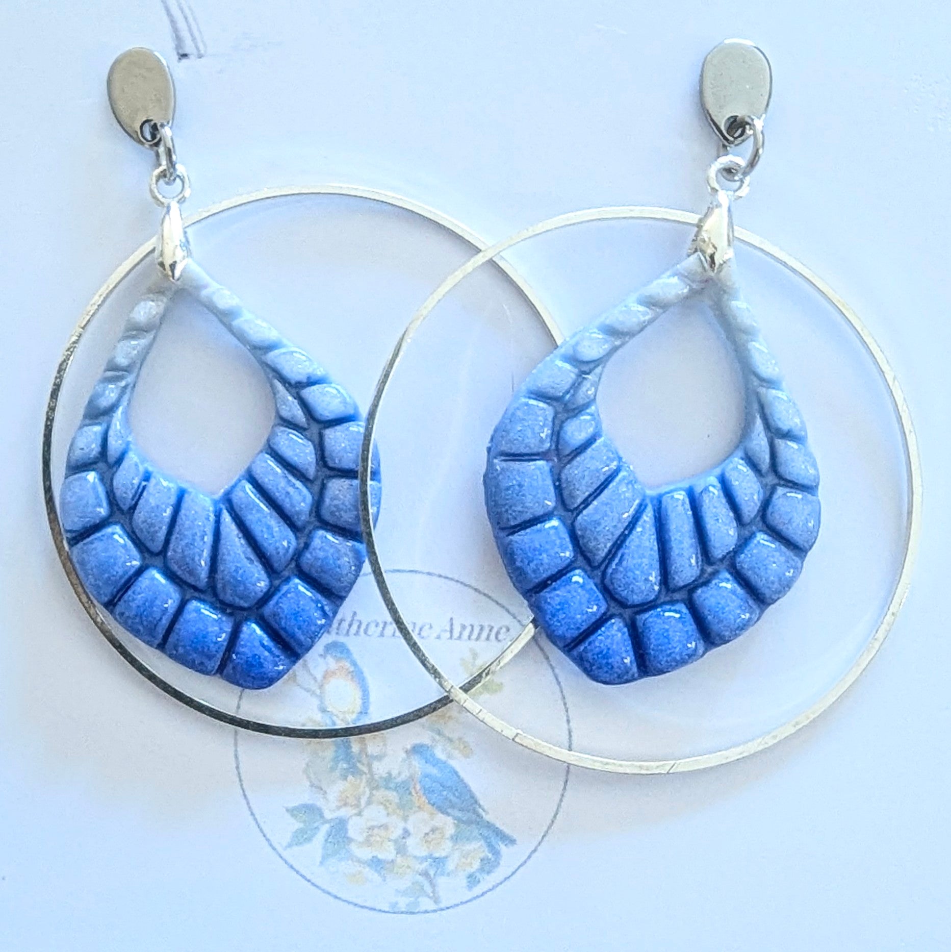 Shades of Blue Drop Earrings