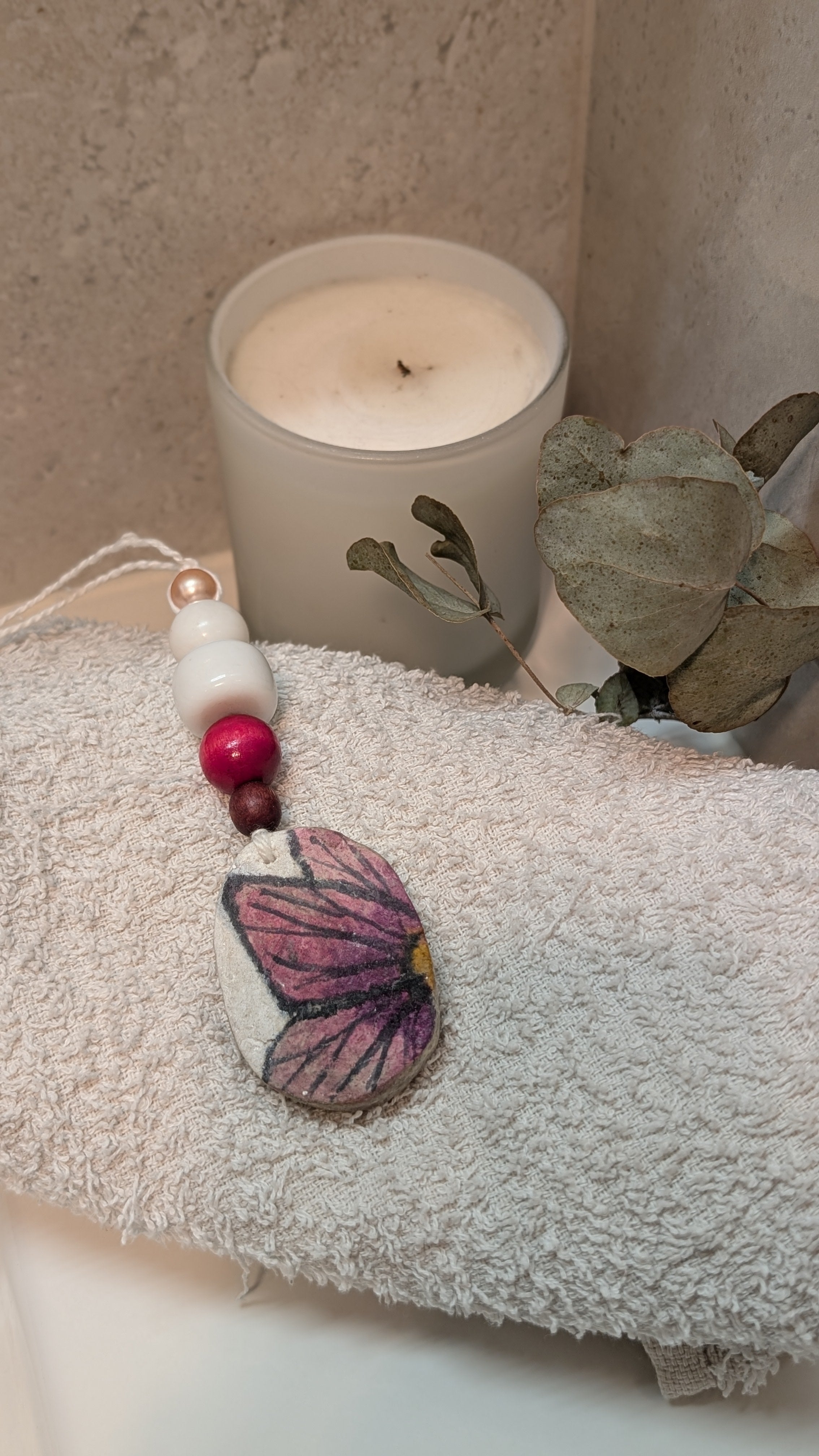 Handcrafted Paper Clay Essential Oil Diffuser – Botanical Collection