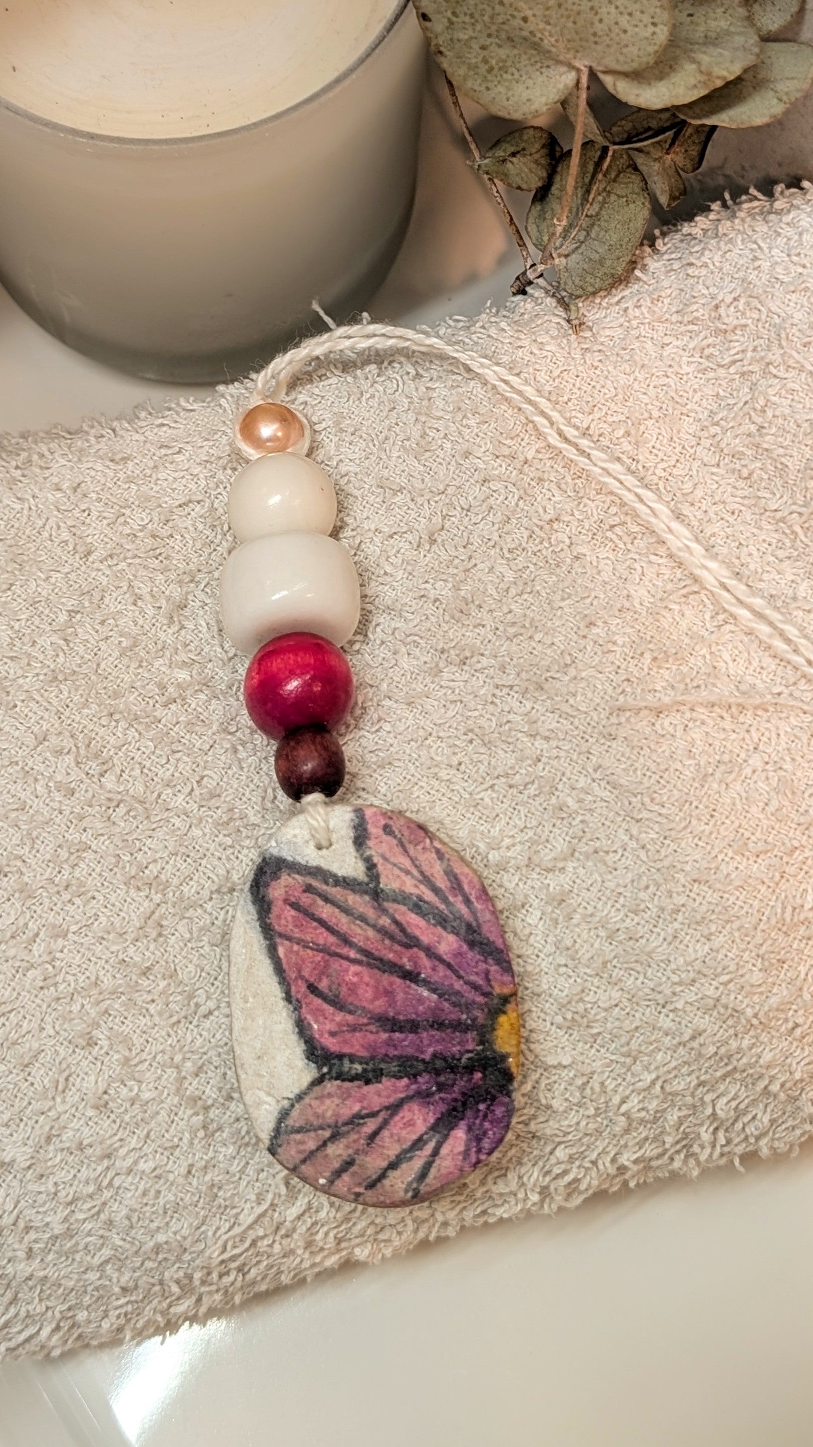 Handcrafted Paper Clay Essential Oil Diffuser – Botanical Collection