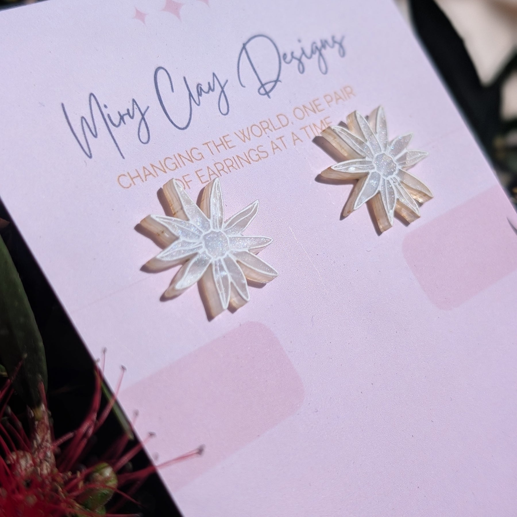 Af-fleur-mation Flannel Studs