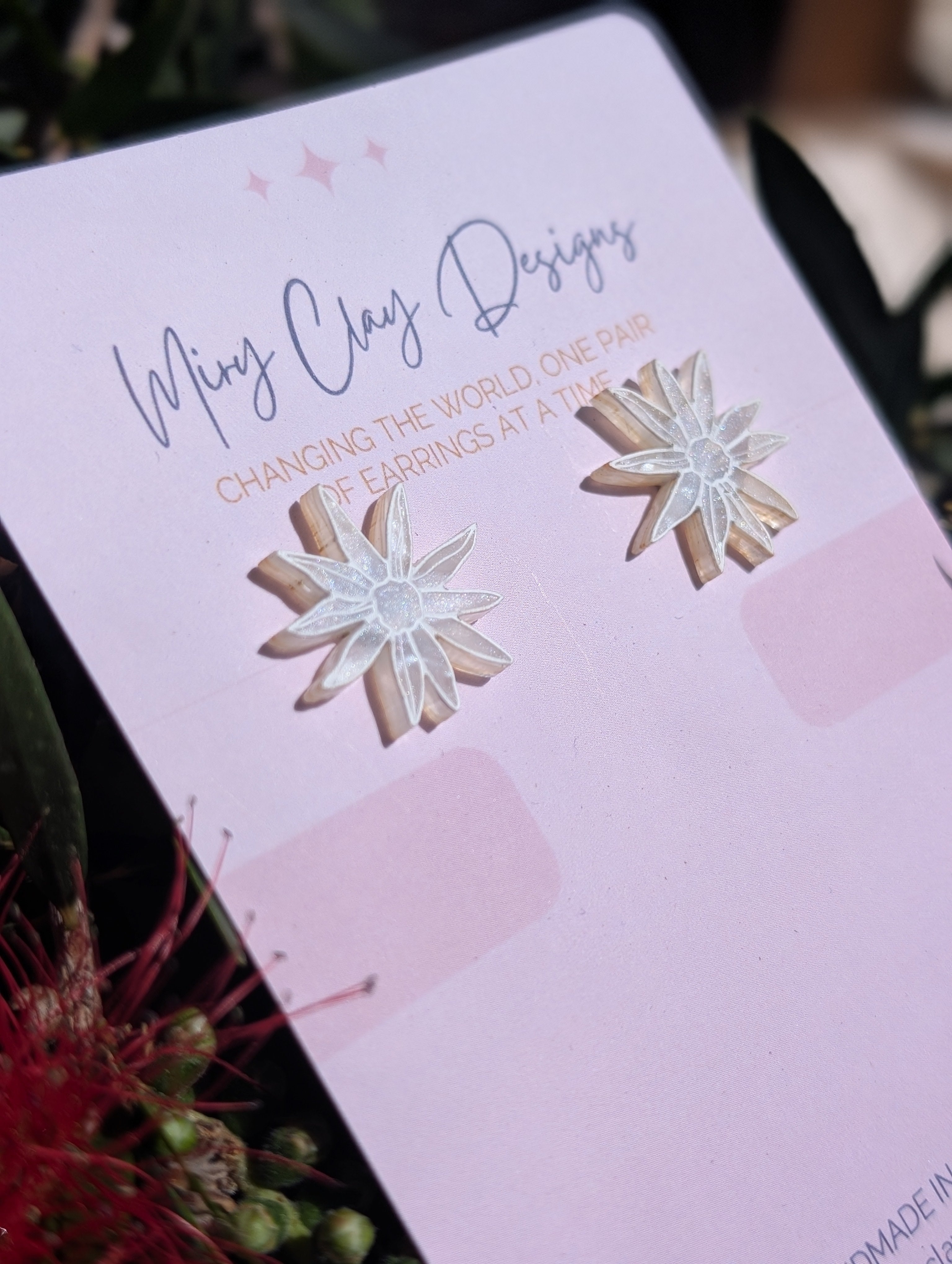 Af-fleur-mation Flannel Studs