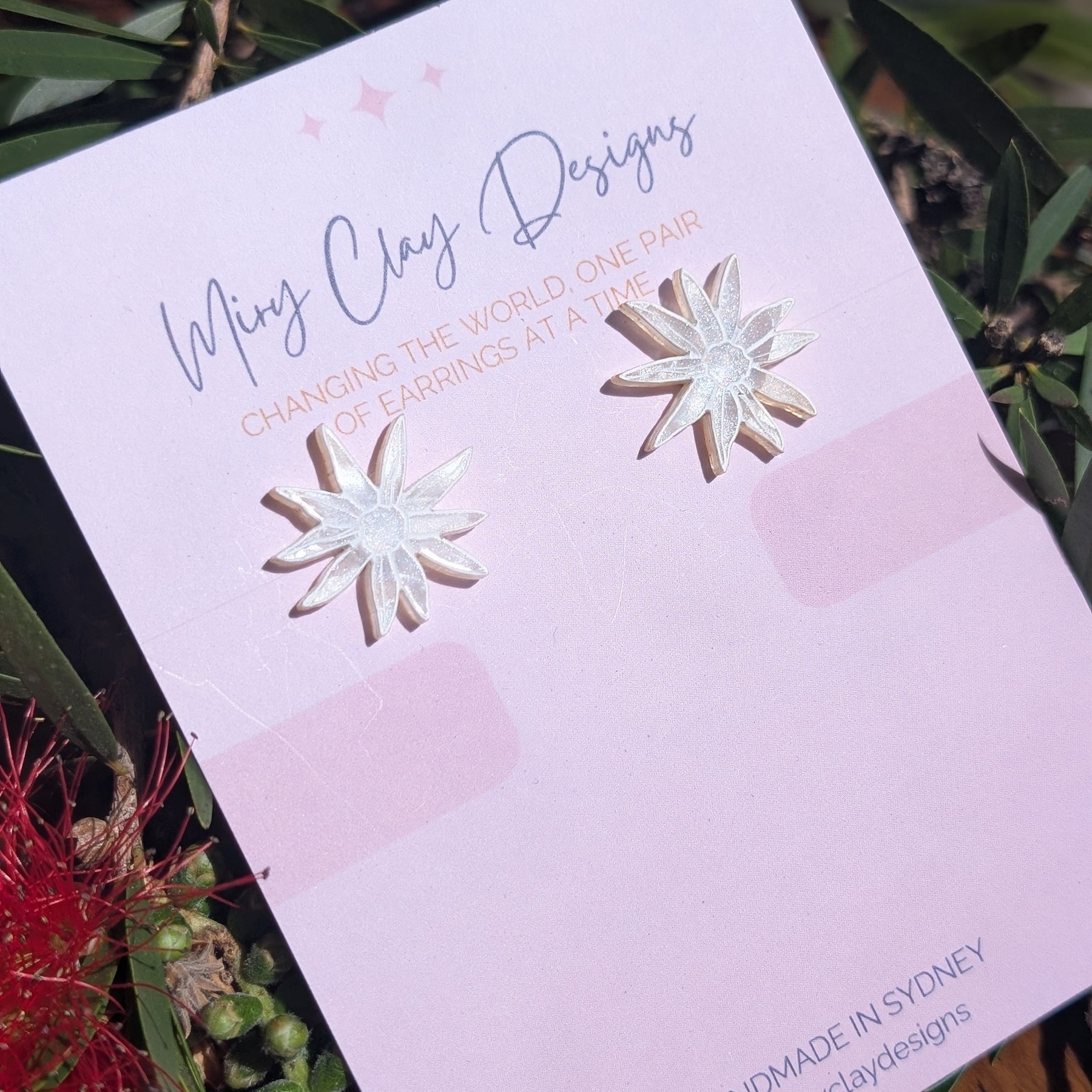 Af-fleur-mation Flannel Studs