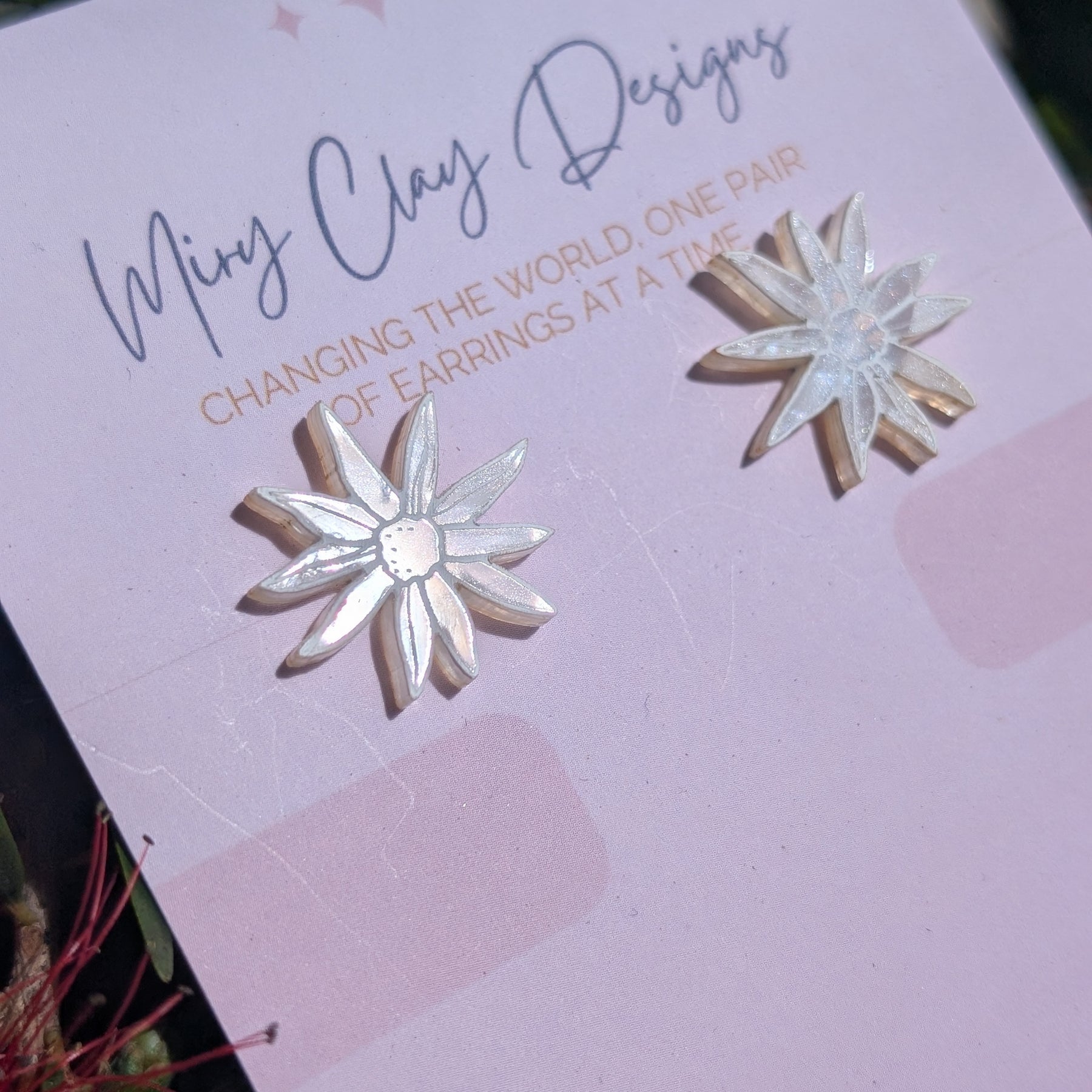 Af-fleur-mation Flannel Studs