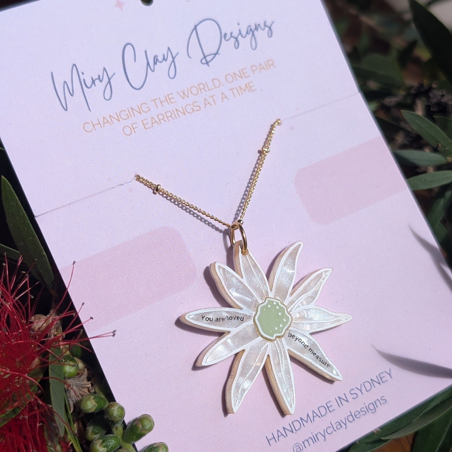 Af-fleur-mation Flannel Necklace