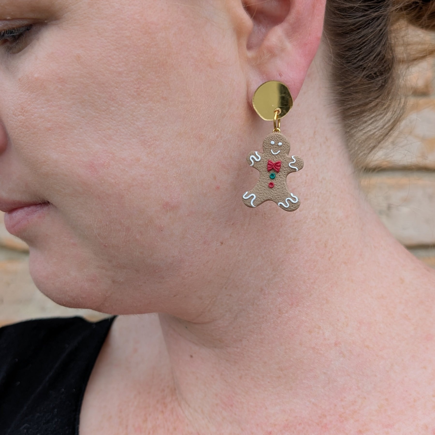 Gingerbread Friends | Stud or Dangle