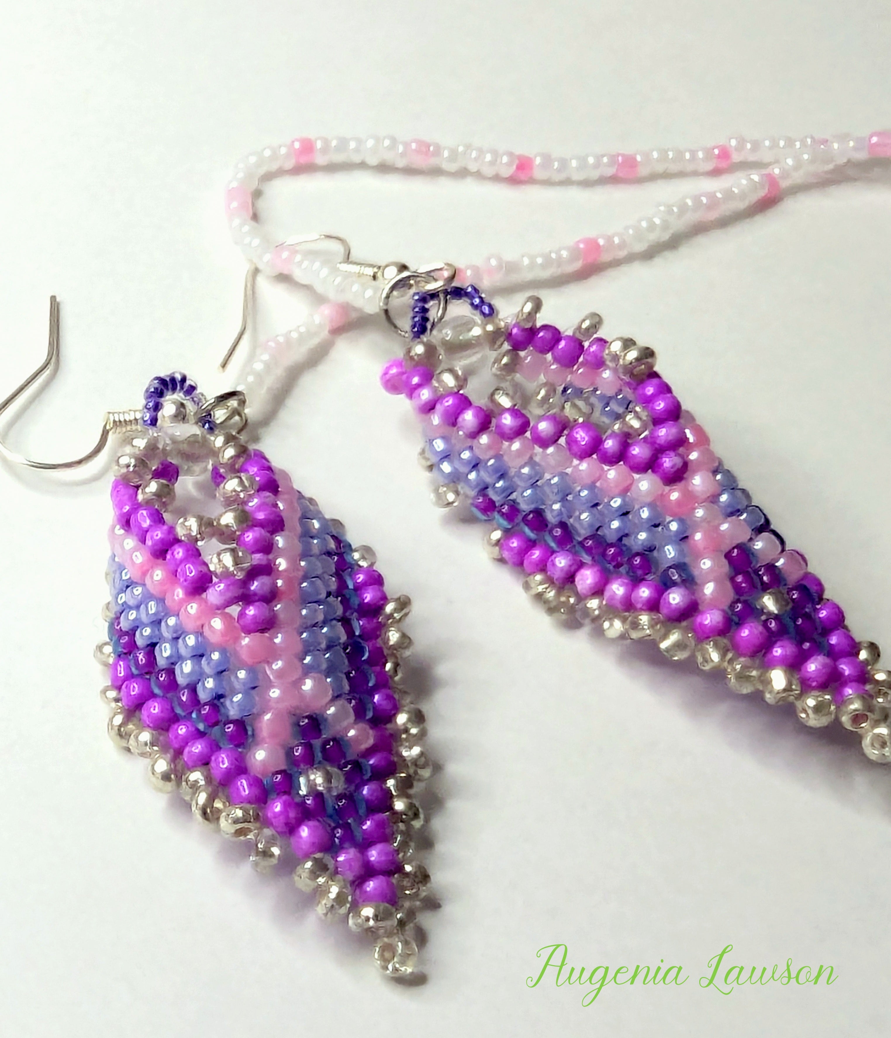 Beaded Hearing Aid Jewellery with Safety Link