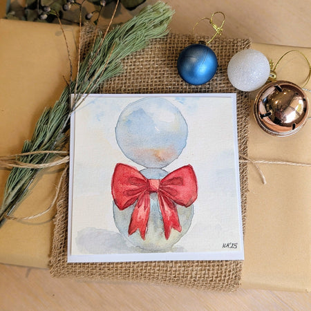 “Malls Balls at Christmas” Card – Original Adelaide Landmark Watercolour Art