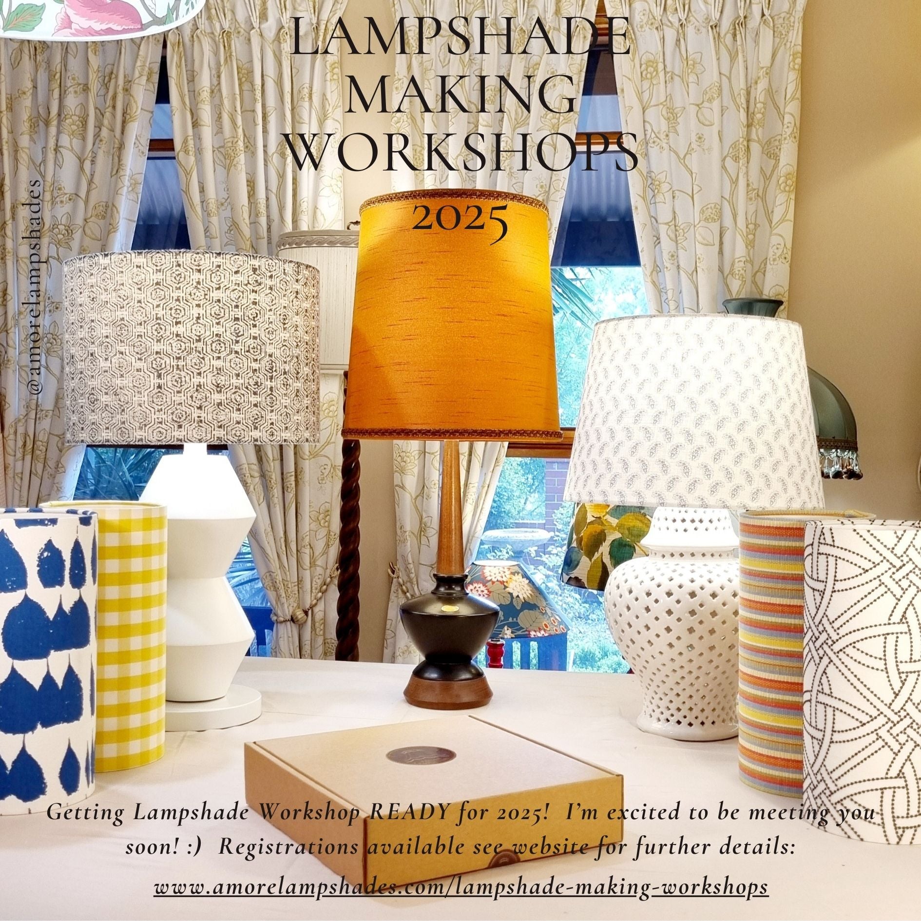 Lampshade Making Workshop - In Person - ADELAIDE