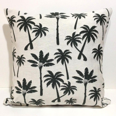 Palm design cushion cover-coastal living.