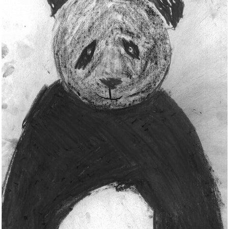 Panda - Original Art Greeting Card