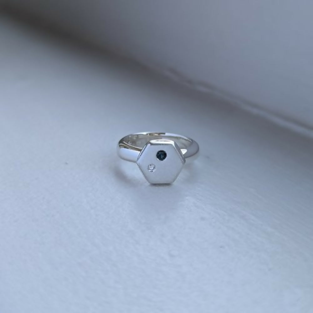 duo set hex ring