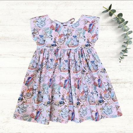 Pink May Gibbs Ava Dress