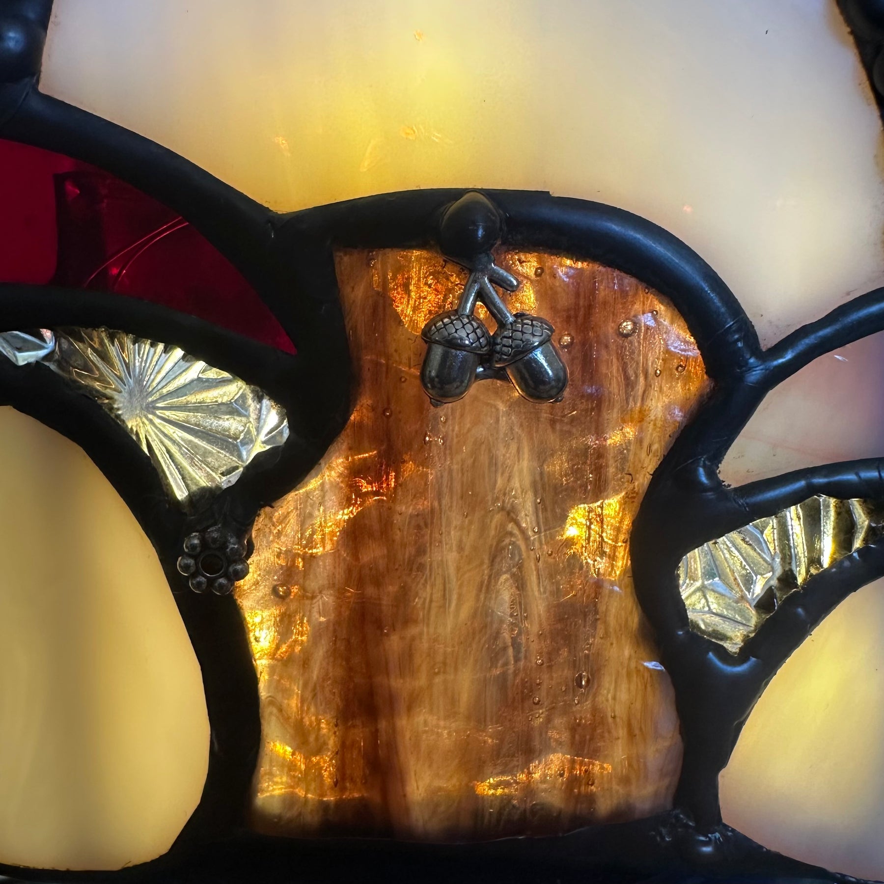 Mushroom house candle holder