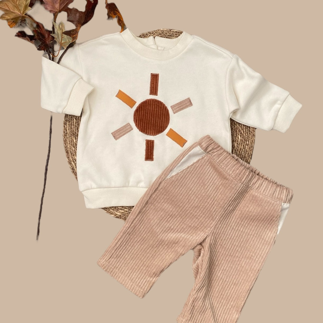 Sizes 00-2 - Fleecy Applique Jumper - Suns