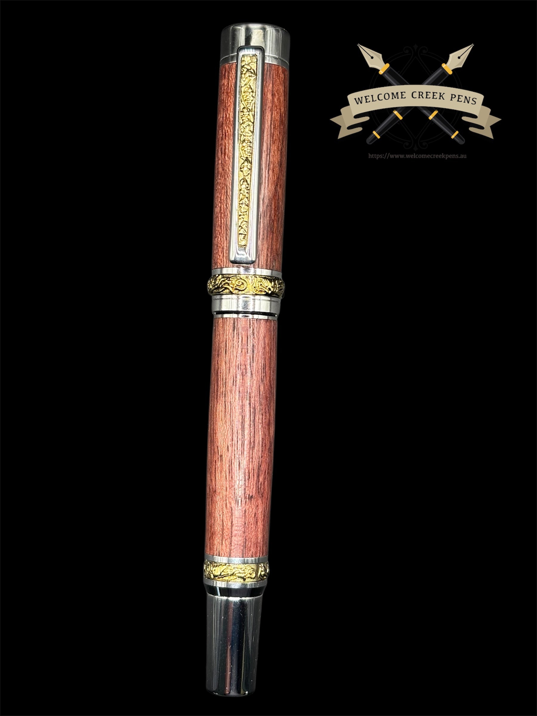 Handcrafted Ballpoint Pen and Case