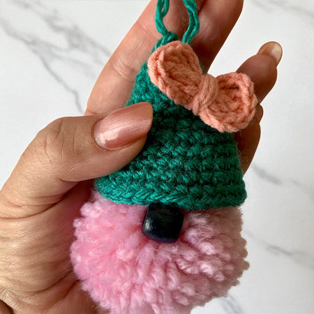 Crochet Christmas Gnome Ornaments Handmade – Festive Tree Decorations – Cute Gift Idea - Set of 3 unique gnomes