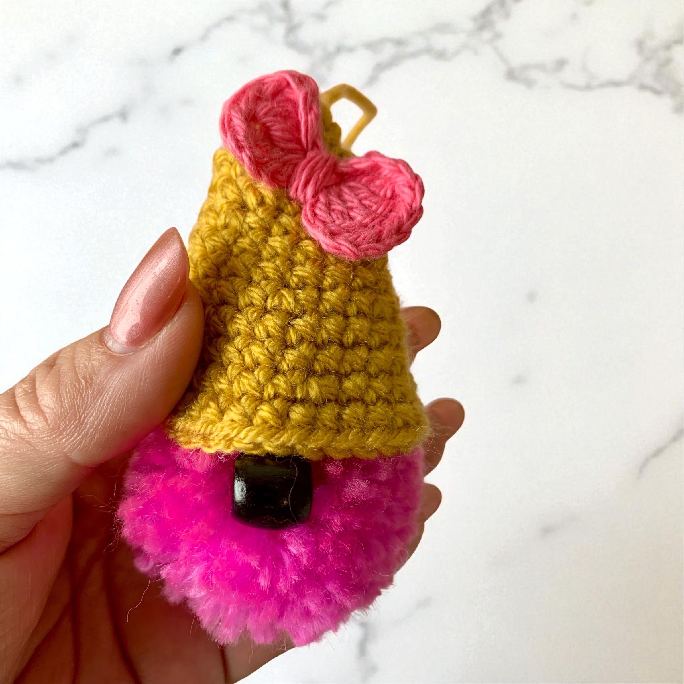 Crochet Christmas Gnome Ornaments Handmade – Festive Tree Decorations – Cute Gift Idea - Set of 3 unique gnomes