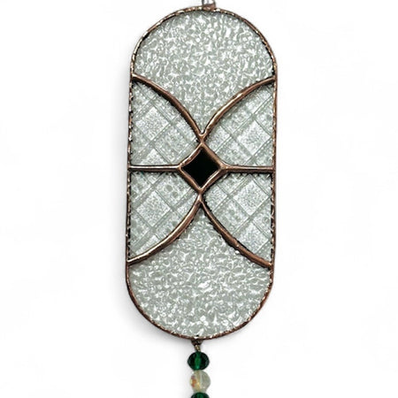 Art deco inspired mini panel sun catcher