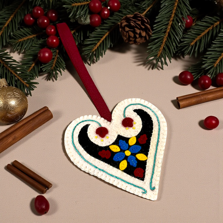 Handmade Folk Art Felt Hanging Decoration