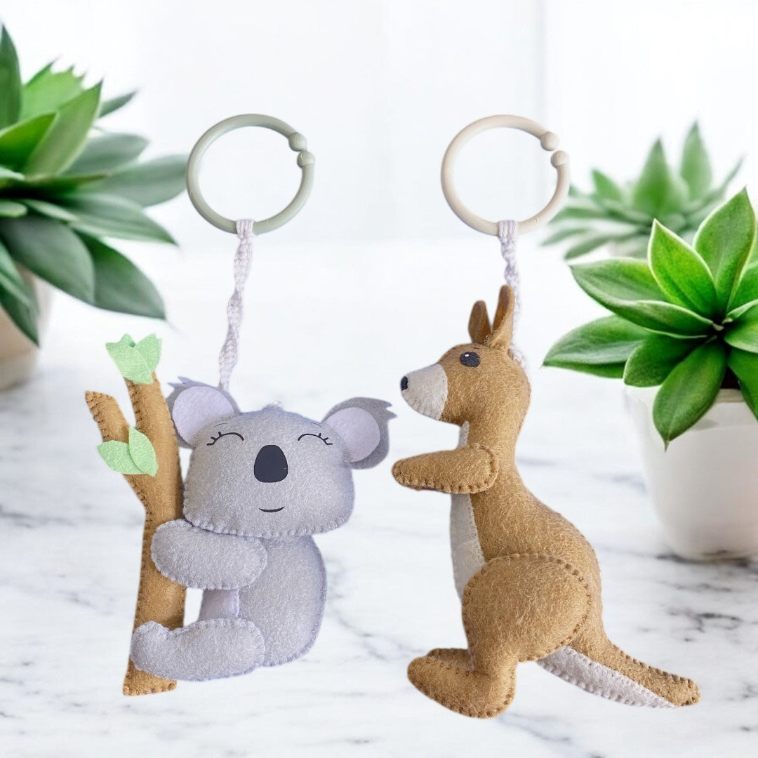 Koala & Kangaroo Hanging Toys