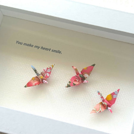 Framed art gift - You make my heart smile