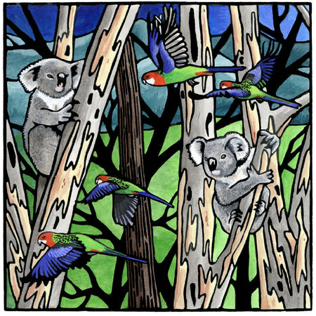 Koalas - Limited Edition Giclee Print