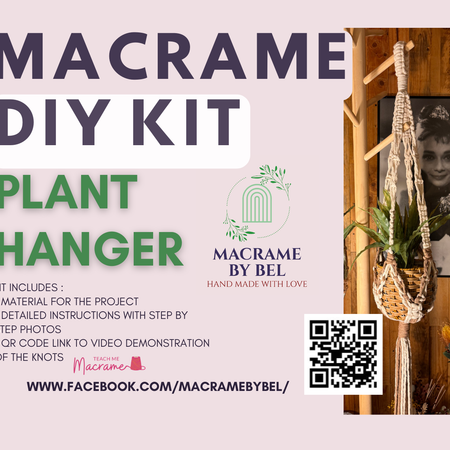 Macrame DIY Kit - Plant Hanger