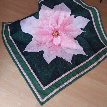 Poinsettia Lap/Wall Quilt