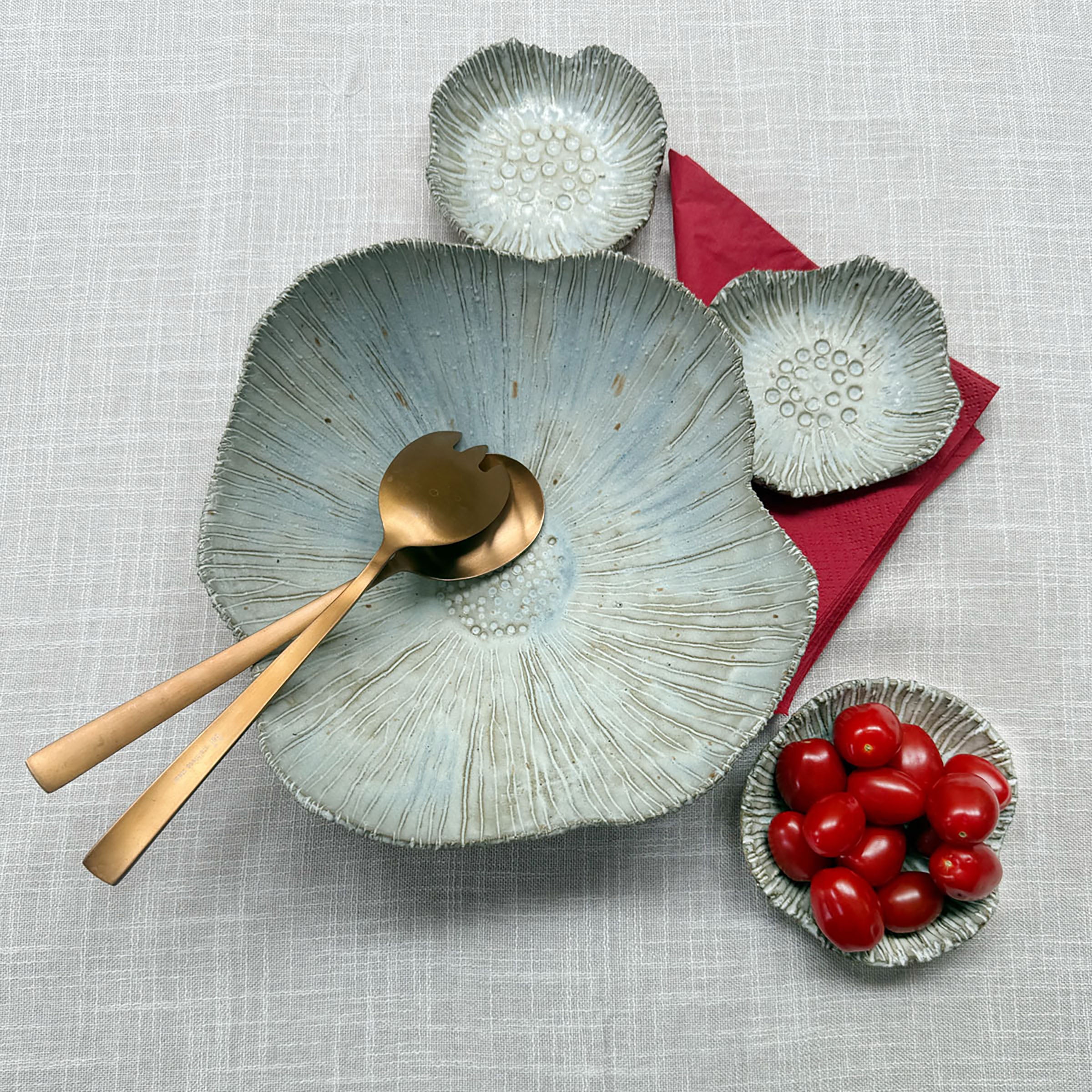 Ceramic Poppy Bowls