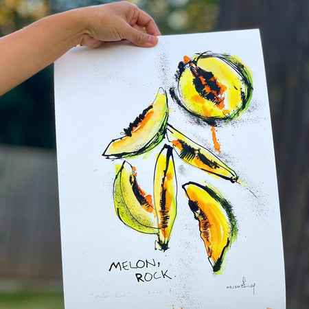 Melon, Rock  | Print | A5-A1