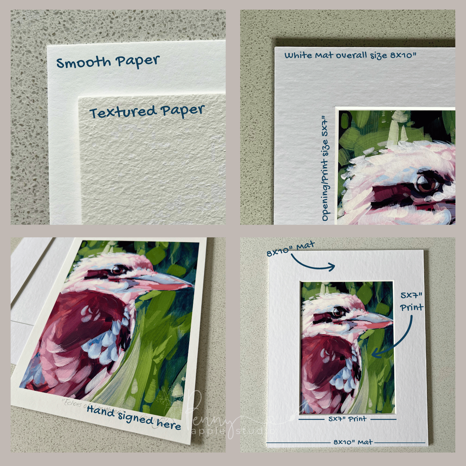 Unframed Archival Wall Art Print – Laughing Kookaburra