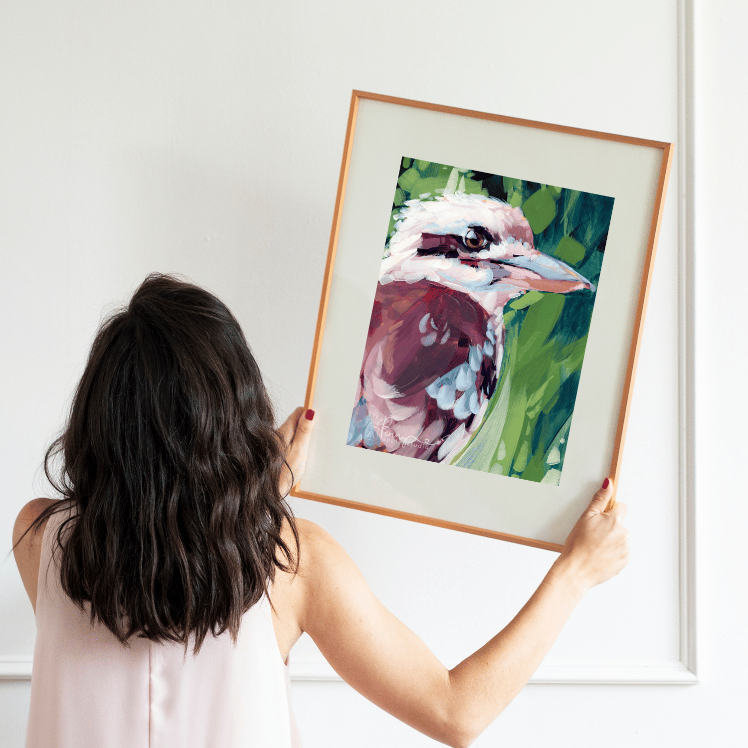 Unframed Archival Wall Art Print – Laughing Kookaburra