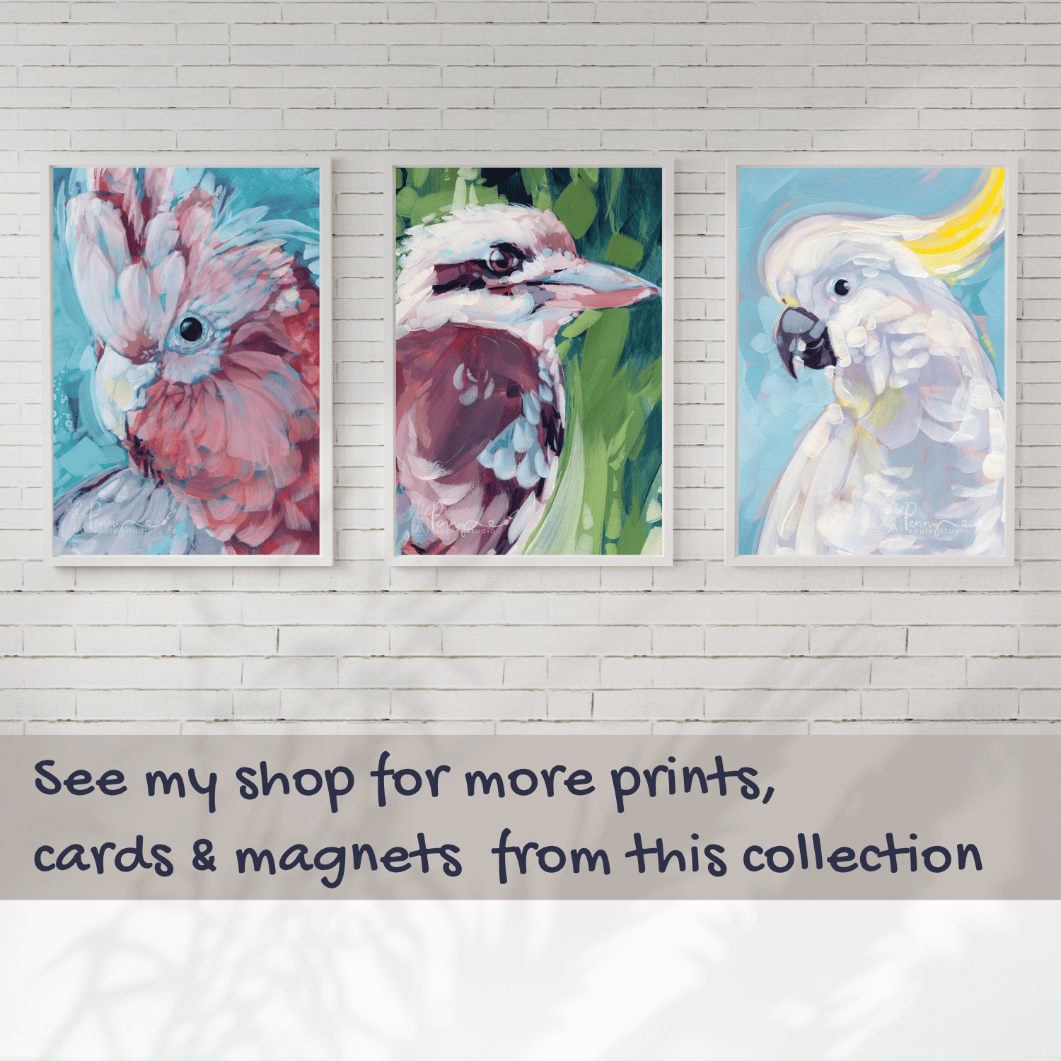 Unframed Archival Wall Art Print – Australian Magpie