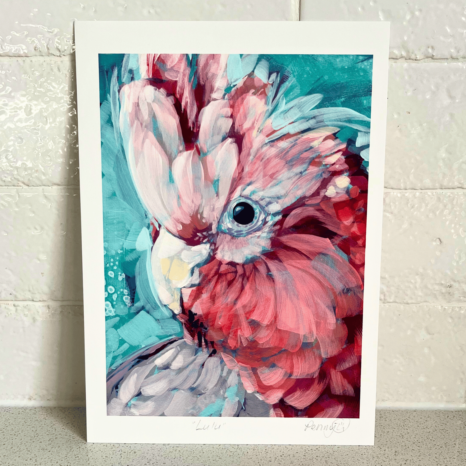 Unframed Fine Art Open Edition Print – Lulu Galah