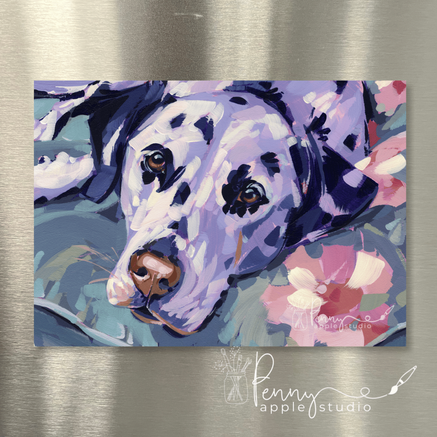 (4) Fluff & Florals Magnet Set – A Mini Gallery for Your Fridge